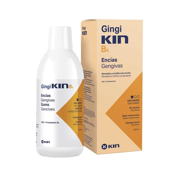 KIN Enjuague buca de uso diario para el cuidado diario de las encías KIN Gingi B 5 500 ml. - 0.5 l - Imagen del producto en Findit