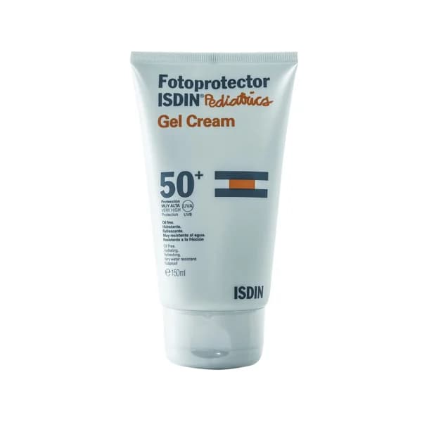 ISDIN Protector solar con textura gel-crema, especial para niños y con factor de protección 50+ (muy alto) ISDIN Pediatrics 150 ml. - 0.15 l - Imagen del producto en Findit