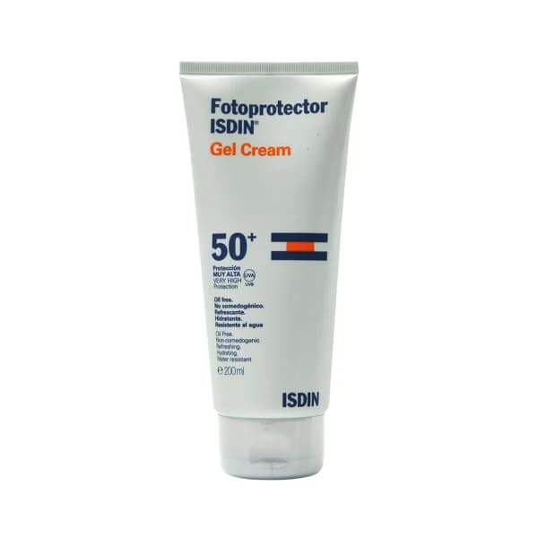 ISDIN Gel con textura crema y acción protectora para todo tipo de pieles y con FPS 50+ (muy alto) ISDIN 200 ml. - 0.2 l - Imagen del producto en Findit