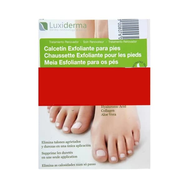 LUXIDERMA Calcetín exfoliante LUXIDERMA 2 uds - 1 ud - Imagen del producto en Findit