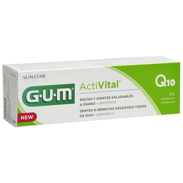GUM Pasta de dientes sin parabenos, para unos dientes y encías sanos GUM Activital 75 ml. - 0.08 l - Imagen del producto en Findit