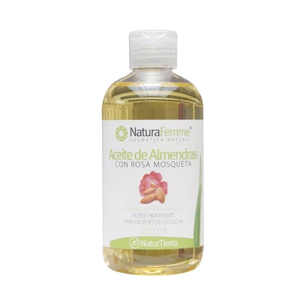 NATURAFEMME Aceite hidratante con aceite de almendras y rosa mosqueta NATURAFEMME 250 ml. - 0.25 l - Imagen del producto en Findit