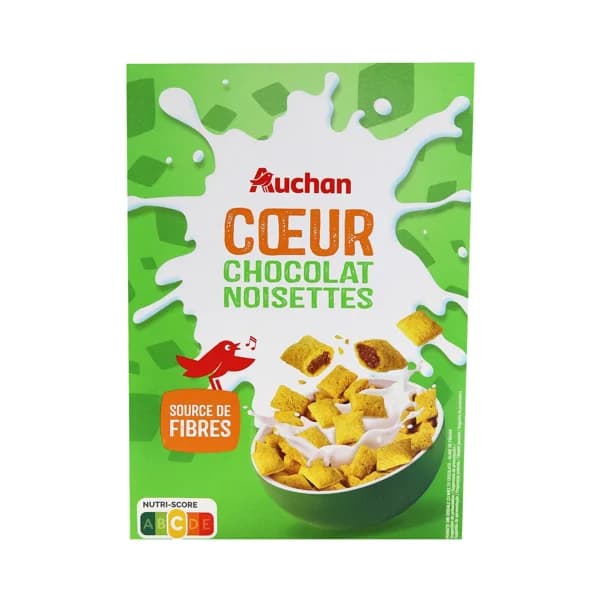 PRODUCTO ALCAMPO Cereales rellenos de chocolate y avellana 400 g. - 0.4 kg - Imagen del producto en Findit