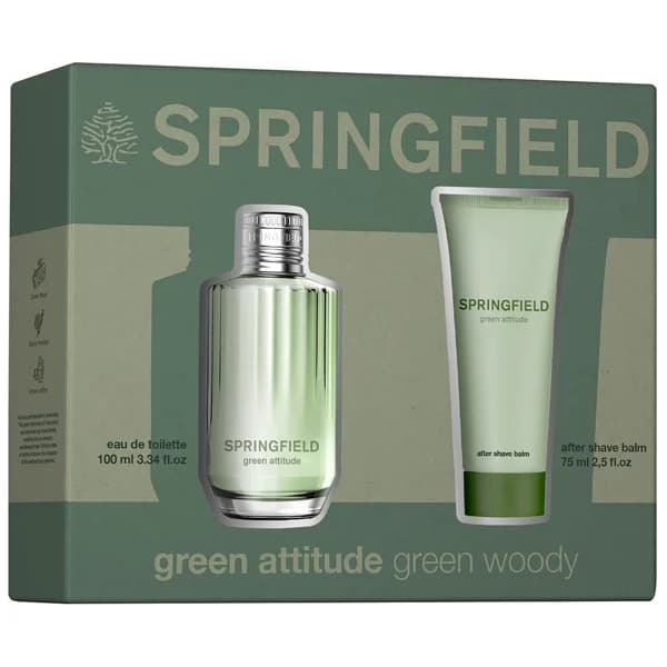 SPRINGFIELD Green attitude Estuche regalo con colonia y after shave. - 1 ud - Imagen del producto en Findit