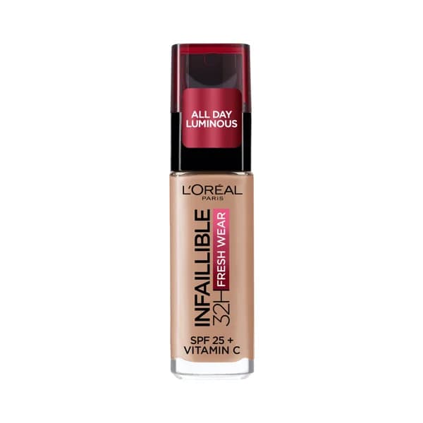 L´ORÉAL PARIS Infaillible 32 h fresh wear tono 225 Base de maquillaje de larga duración y FPS 25. - 1 ud - Imagen del producto en Findit