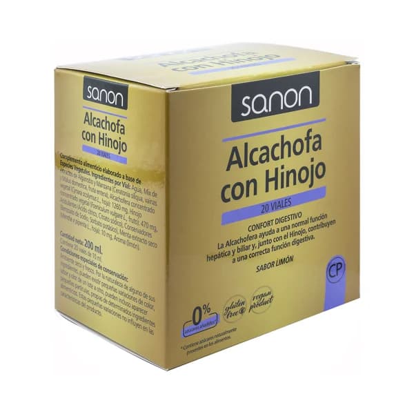 SANON Complemento alimenticio a base de especies vegetales con sabor a limón 20 viales. - 0.2 l - Imagen del producto en Findit