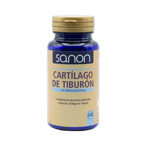 SANON Complemento alimenticio a base de cartílago de tiburón 100 cápsulas. - 0.06 kg - Imagen del producto en Findit