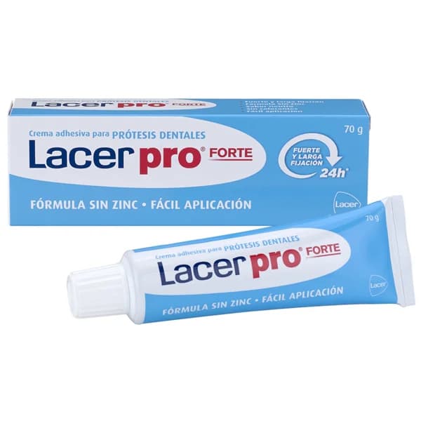 LACER Crema adhesiva para prótesis dentales LACER Pro forte 70 g. - 0.07 kg - Imagen del producto en Findit