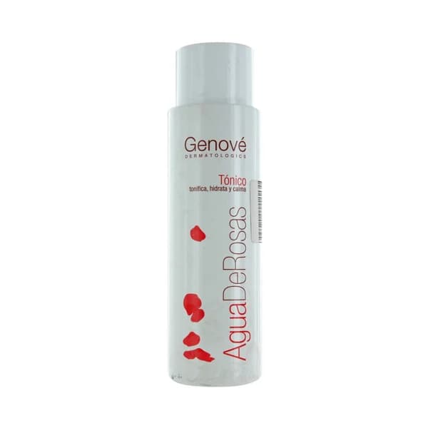 GENOVÉ Loción tónica con pétalos de rosas hidratante y calmante, GENOVÉ 500 ml. - 0.5 l - Imagen del producto en Findit