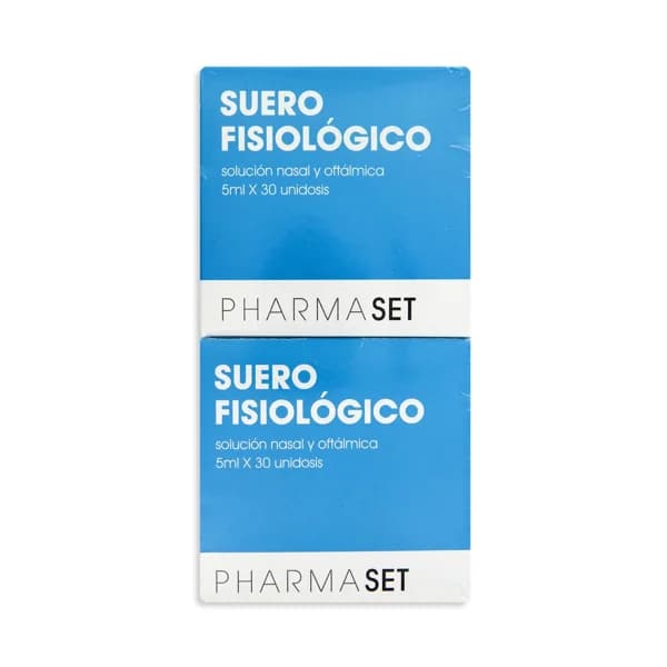 PHARMASET Suero fisiológico nasal y oftálmológico PHARMASET 2 x 30 Monodósis - 0.3 l - Imagen del producto en Findit