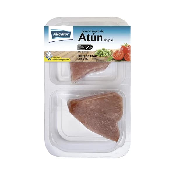 ALIGATOR Lomo limpio de atún MSC (pesca sostenible certificada) sin piel 240 g. - 0.24 kg - Imagen del producto en Findit