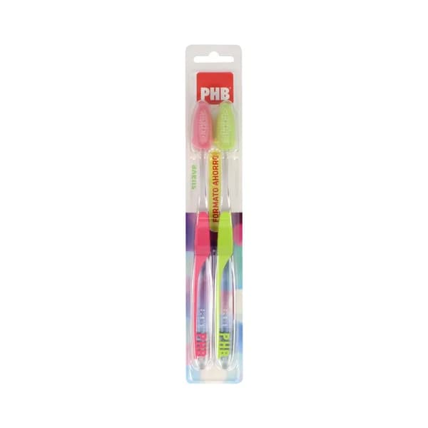 PHB Cepillo dental con cabezal pequeño y dureza suave PHB 2 uds. - 1 ud - Imagen del producto en Findit