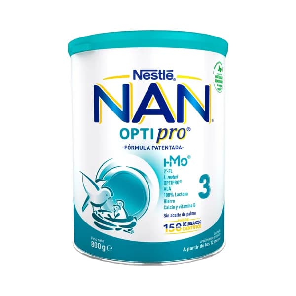 NAN Leche en polvo de crecimiento, a partir de 12 meses NAN Optipro 3 800 g. - 0.8 kg - Imagen del producto en Findit