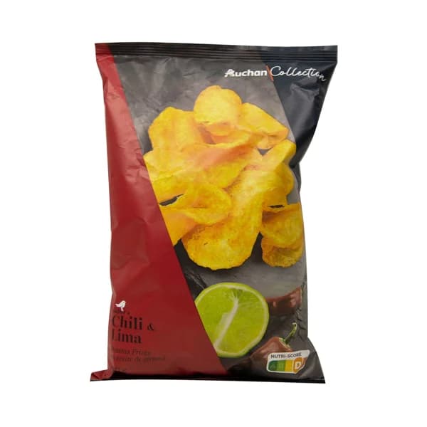 ALCAMPO GOURMET Patatas fritas con sabor a chili y lima ALCAMPO GOURMET 130 g. - 0.13 kg - Imagen del producto en Findit