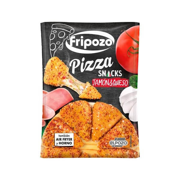 FRIPOZO Pizza snacks congelados de jamón y queso 250 g. - 0.25 kg - Imagen del producto en Findit