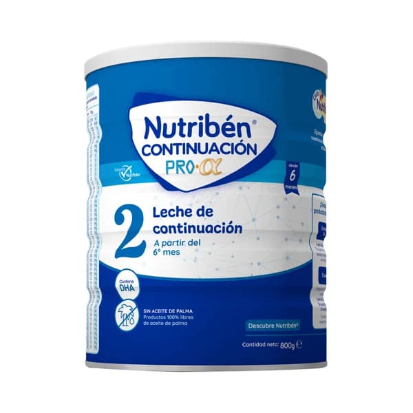 NUTRIBÉN Pro Leche (2) de continuación a partir de 6 meses 800 g. - 0.8 kg - Imagen del producto en Findit