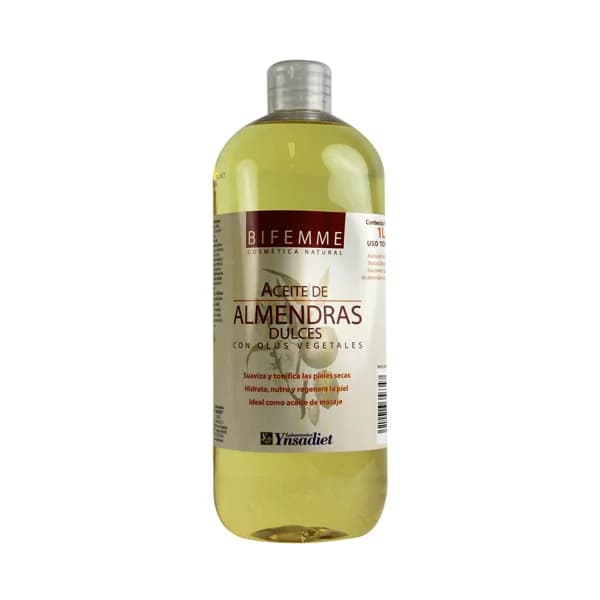 BIFEMME Aceite corporal de almendras dulces especial para piel seca BIFEMME 1 litro - 1 l - Imagen del producto en Findit