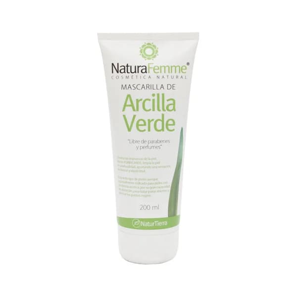 NATURAFEMME Mascarilla de arcilla verde para pieles con tendencia acnéica NATURAFEMME 125 ml. - 0.13 l - Imagen del producto en Findit