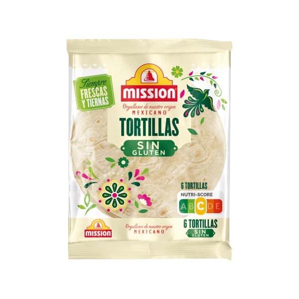 MISSION Tortillas de almidón. arroz y maíz MISSION 6 uds. 216 g. - 0.22 kg - Imagen del producto en Findit