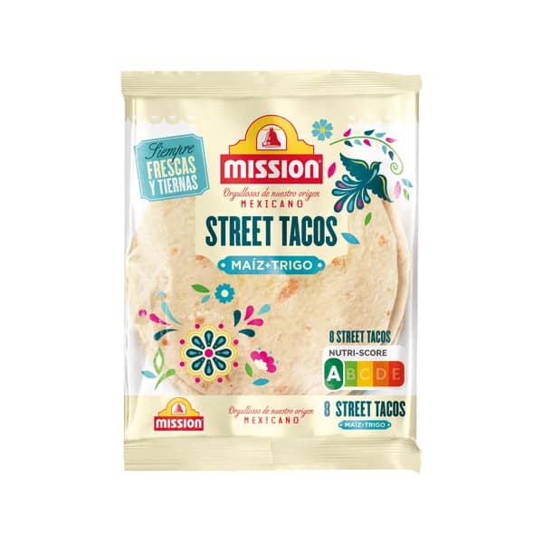 MISSION Tortillas de maíz y trigo MISSION STREET TACOS 8 uds. 200 g. - 0.2 kg - Imagen del producto en Findit