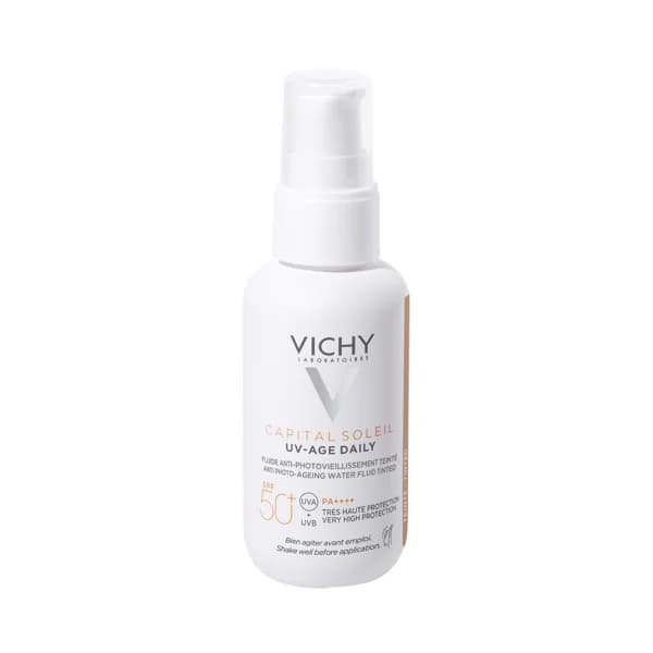 VICHY Protector solar facial con color, acción antiedad y FPS 50+ (muy alto) VICHY Capital soleil 40 ml. - 0.05 l - Imagen del producto en Findit