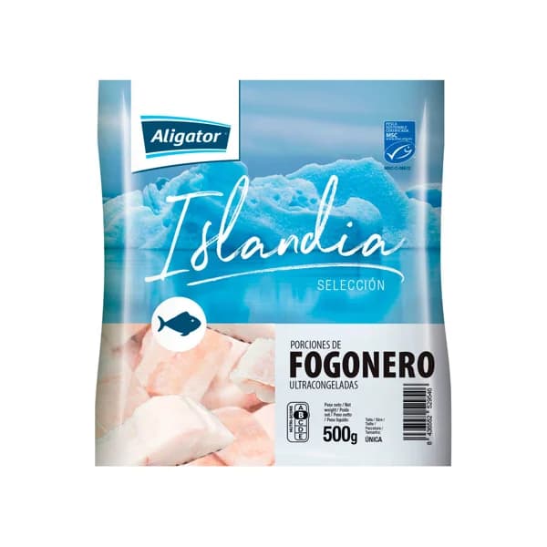 ALIGATOR Islandia selección Porciones de Fogonero sin piel ultracongeladas 500 g (3 / 6 piezas). - 0.5 kg - Imagen del producto en Findit
