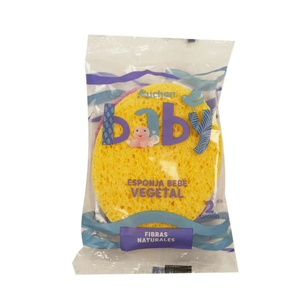 ALCAMPO BABY Esponja para bebé vegetal de fibra natural ALCAMPO BABY - 1 ud - Imagen del producto en Findit