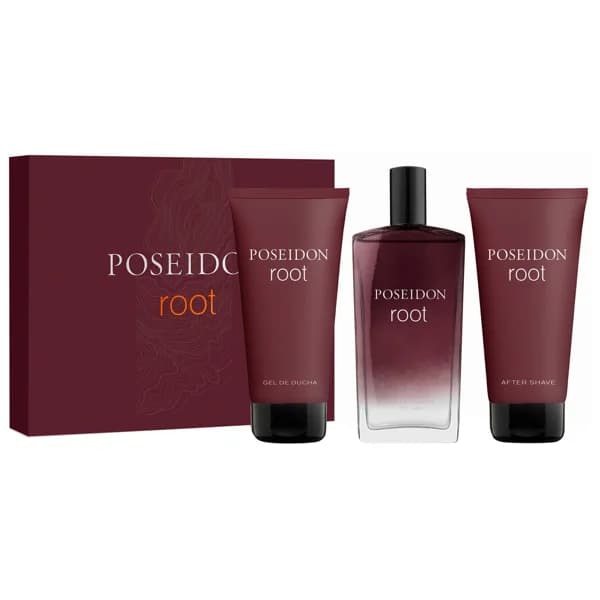 POSEIDON Root Estuche de colonia, gel y after shave para hombre. - 1 ud - Imagen del producto en Findit