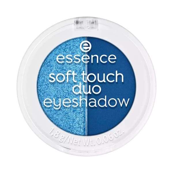 ESSENCE Soft touch tono 03 Icy girl Sombra de ojos duo (acabado brillante y mate) en tonos azules. - 1 ud - Imagen del producto en Findit