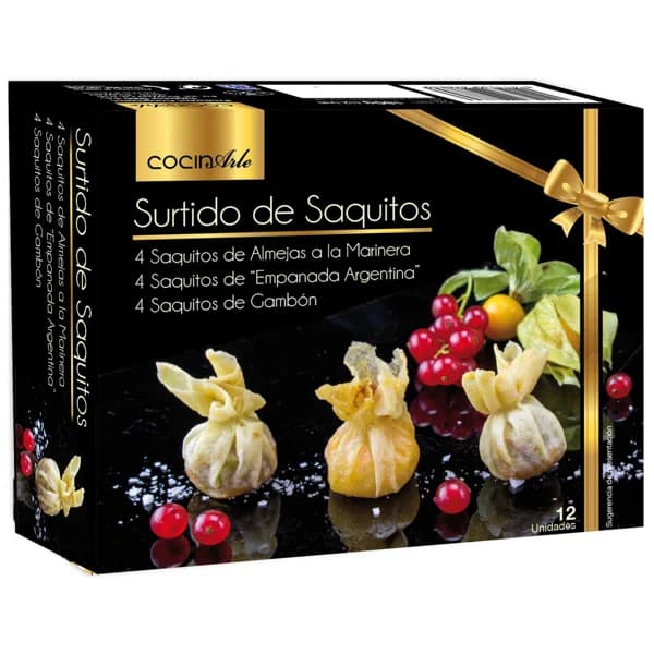 COCINARTE Surtido de saquitos ideales como aperitivos 12 uds. - 0.18 kg - Imagen del producto en Findit