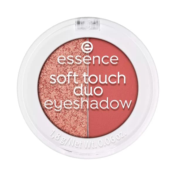 ESSENCE Soft touch tono 01 Bronze beauty Sombra de ojos duo (acabado brillante y mate) en tonos marrones. - 1 ud - Imagen del producto en Findit