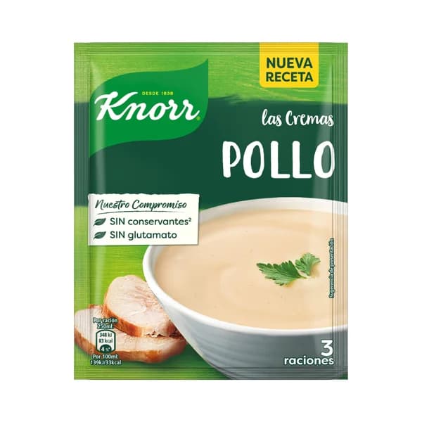 KNORR Crema de pollo Knorr 55 g - 0.06 kg - Imagen del producto en Findit