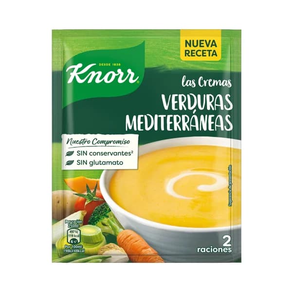 KNORR Crema de verduras mediterráneas Knorr 56 g - 0.06 kg - Imagen del producto en Findit