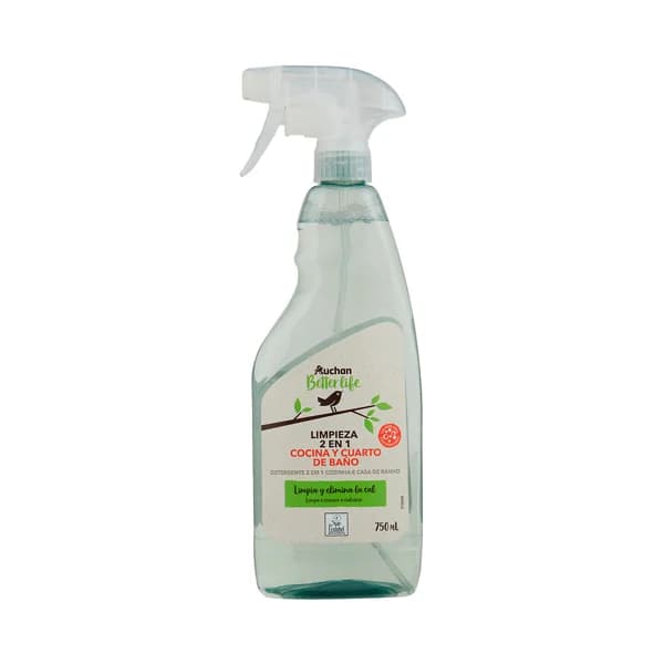 PRODUCTO ALCAMPO Limpiador 2 en 2 cocina y baño medio ambiente 750 ml. - 0.75 l - Imagen del producto en Findit