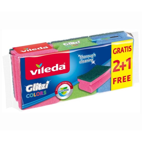 VILEDA Salvauñas glitzi colors 2 + 1 unds. - 1 ud - Imagen del producto en Findit