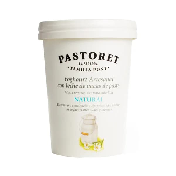 PASTORET Yogur artesanal cremoso de sabor natural  500 g. - 0.5 kg - Imagen del producto en Findit