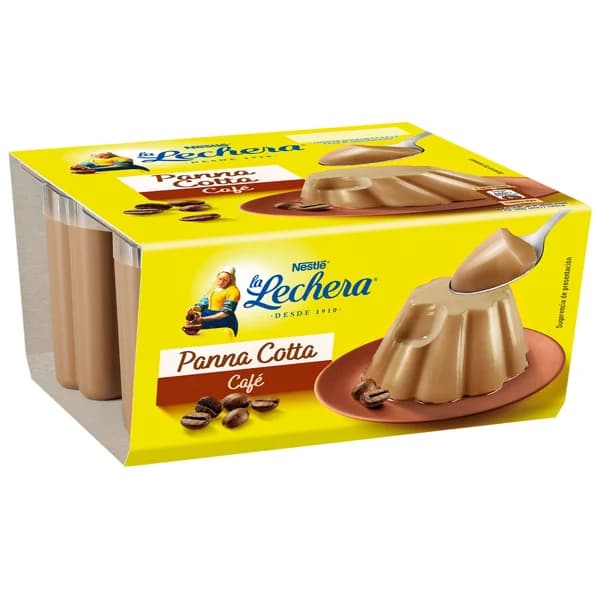 LA LECHERA Pannacotta de café 4 x 100 g. - 0.4 kg - Imagen del producto en Findit