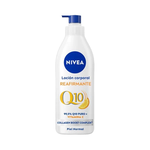 NIVEA Q10 Loción corporal (body milk) reafirmante, para pieles normales 625 ml. - 0.63 l - Imagen del producto en Findit