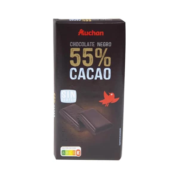 PRODUCTO ALCAMPO Tableta de chocolate negro 55% cacao 150 g. - 0.15 kg - Imagen del producto en Findit