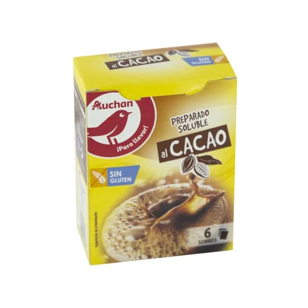 PRODUCTO ALCAMPO Cacao soluble en sobres PRODUCTO ALCAMPO 6 uds. 108 g. - 0.11 kg - Imagen del producto en Findit