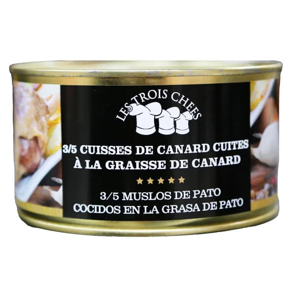 LES TROIS CHEFS Muslos de pato 4/5 pz 1250 g. - 1.25 kg - Imagen del producto en Findit