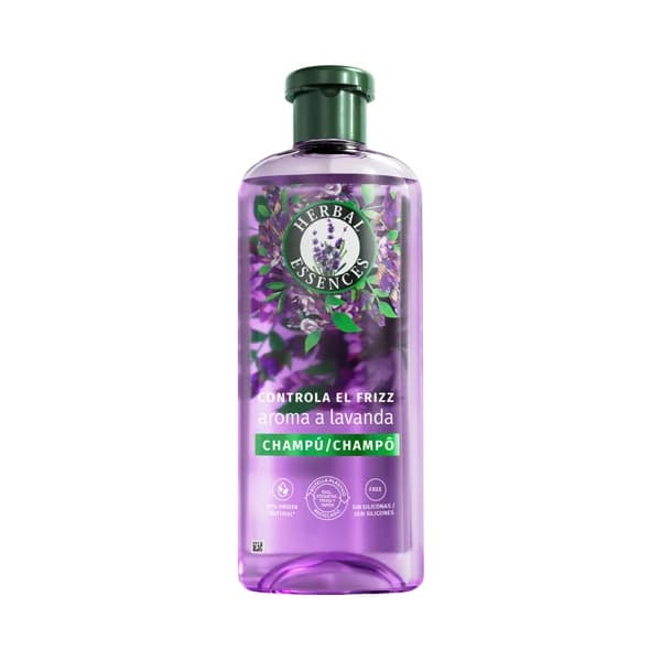 HERBAL ESSENCES Champú anti-encrespamiento con aroma a lavanda, para cabellos encrespados 350 ml. - 0.35 l - Imagen del producto en Findit