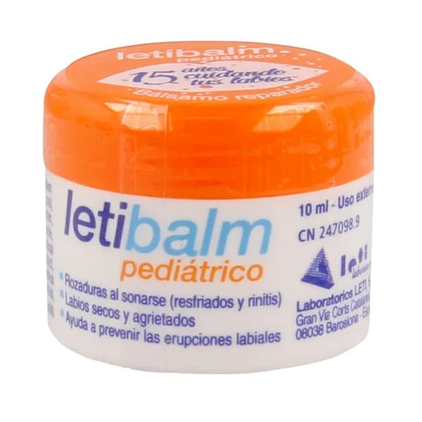 LETIBALM Bálsamo pediátrico reparador especial para las pieles más sensibles LETIBALM 10 ml. - 1 ud - Imagen del producto en Findit