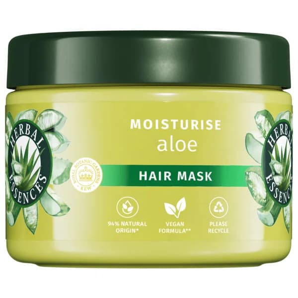 HERBAL ESSENCES Mascarilla capilar hidratante y fortificante con aloe vera, para cabellos muy secos 500 ml. - 0.5 l - Imagen del producto en Findit