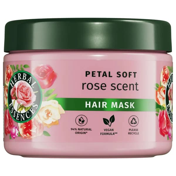 HERBAL ESSENCES Mascarilla capilar suavizante e hidrante con aroma a rosas, para cabellos secos 300 ml. - 0.3 l - Imagen del producto en Findit