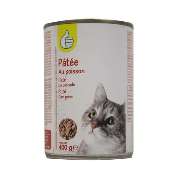 PRODUCTO ECONÓMICO ALCAMPO Alimento para gatos de paté de pescado PRODUCTO ECONÓMICO ALCAMPO 410 g. - 0.4 kg - Imagen del producto en Findit