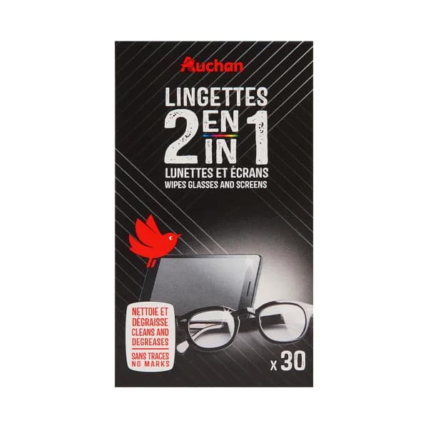 PRODUCTO ALCAMPO Toallitas ópticas 30 uds. - 1 ud - Imagen del producto en Findit