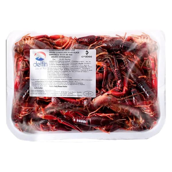 DELFÍN Cangrejo de rio cocido con 40/60 piezas - 0.1 kg - Imagen del producto en Findit