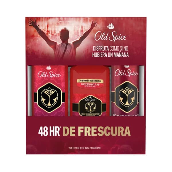 OLD SPICE Tomorrowland Estuche para hombre con gel de baño, desodorante en spray y en barra. - 1 ud - Imagen del producto en Findit