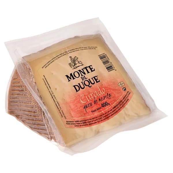 MONTE DUQUE Queso mezclado curado cuña 400 g. - 0.4 kg - Imagen del producto en Findit